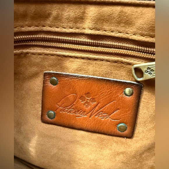 Patricia Nash Floral Leather Wristlet Leather